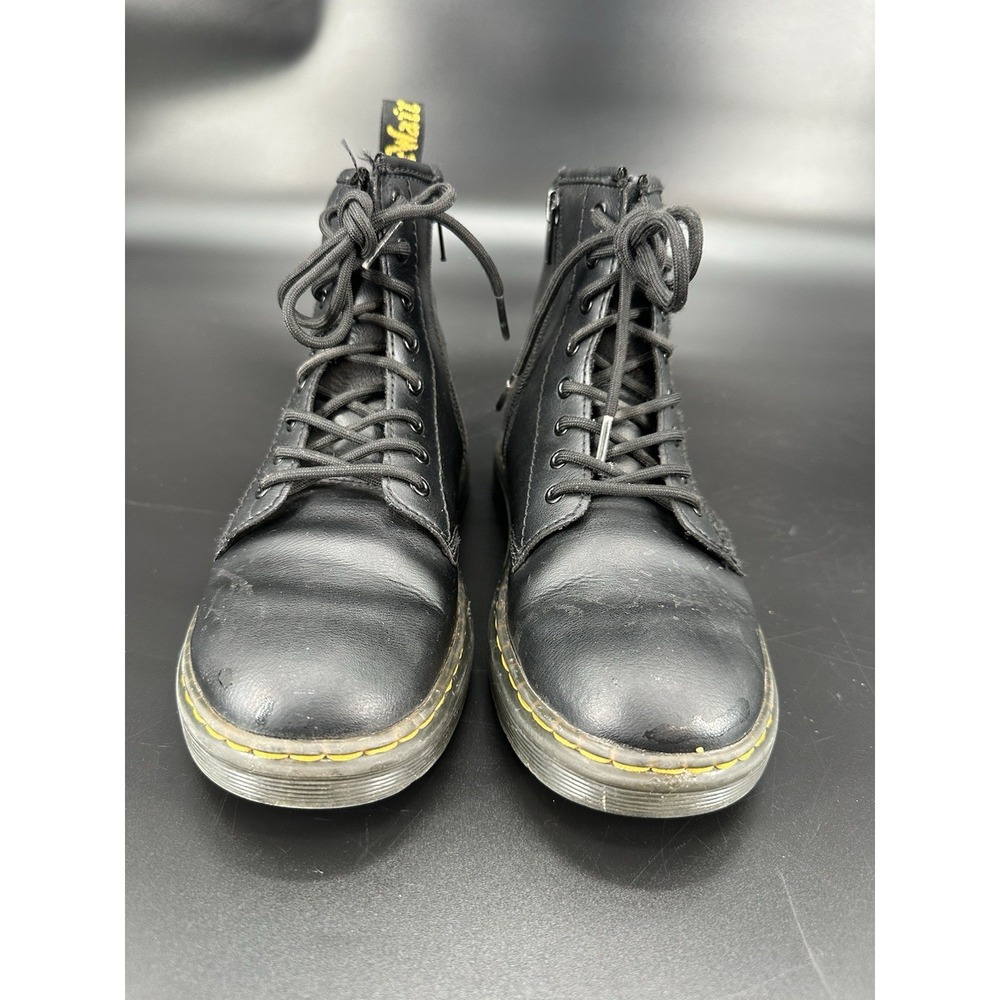 Doc Dr. Martens Zavala J Combat Boots Women's Sz 3 US EU 34 Black Girls Youth - Picture 2 of 11
